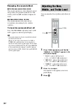 Предварительный просмотр 38 страницы Sony DAV-IS10 Operating Instructions Manual