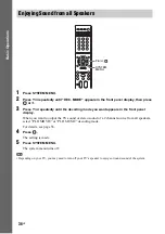 Предварительный просмотр 36 страницы Sony DAV IS50 - Bravia Theater Home System Operating Instructions Manual