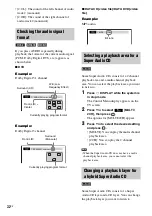 Preview for 32 page of Sony DAV-JZ8888K Operating Instructions Manual