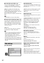 Preview for 52 page of Sony DAV-JZ8888K Operating Instructions Manual