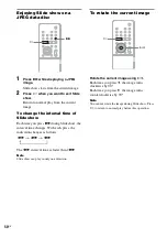 Предварительный просмотр 50 страницы Sony DAV-LF1 Operating Instructions Manual