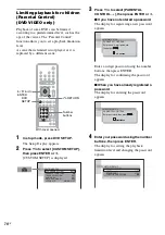 Preview for 74 page of Sony DAV-LF1 Operating Instructions Manual