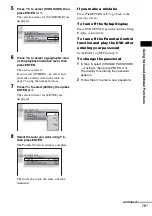 Предварительный просмотр 75 страницы Sony DAV-LF1 Operating Instructions Manual