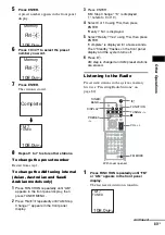 Preview for 83 page of Sony DAV-LF1 Operating Instructions Manual