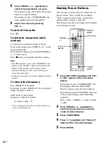 Preview for 84 page of Sony DAV-LF1 Operating Instructions Manual