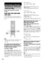 Предварительный просмотр 50 страницы Sony DAV-LF1H Operating Instructions Manual