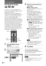 Предварительный просмотр 46 страницы Sony DAV-S888 Operating Instructions Manual