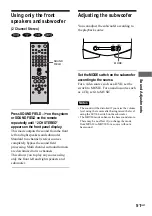 Предварительный просмотр 51 страницы Sony DAV-S888 Operating Instructions Manual