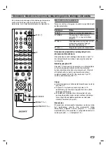 Предварительный просмотр 113 страницы Sony DAV-SB200 Operating Instructions Manual