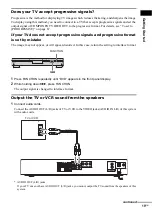 Предварительный просмотр 19 страницы Sony DAV-SB300 Operating Instructions Manual