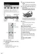 Preview for 24 page of Sony DAV-SB300 Operating Instructions Manual