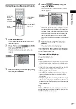 Предварительный просмотр 29 страницы Sony DAV-SB300 Operating Instructions Manual