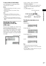 Preview for 45 page of Sony DAV-SB300 Operating Instructions Manual