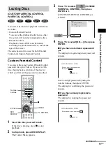 Preview for 51 page of Sony DAV-SB300 Operating Instructions Manual