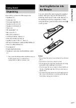 Предварительный просмотр 11 страницы Sony DAV-SB5000W Operating Instructions Manual