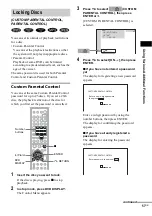 Предварительный просмотр 57 страницы Sony DAV-SB5000W Operating Instructions Manual