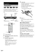 Предварительный просмотр 22 страницы Sony DAV-SC6 Operating Instructions Manual