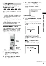 Предварительный просмотр 49 страницы Sony DAV-SC6 Operating Instructions Manual