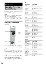 Предварительный просмотр 54 страницы Sony DAV-SC6 Operating Instructions Manual