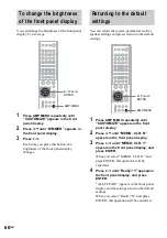 Предварительный просмотр 60 страницы Sony DAV-SC6 Operating Instructions Manual