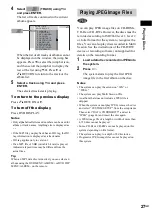 Предварительный просмотр 27 страницы Sony DAV-SC8 Operating Instructions Manual