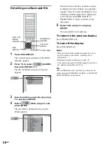 Предварительный просмотр 28 страницы Sony DAV-SC8 Operating Instructions Manual