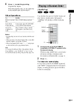 Предварительный просмотр 31 страницы Sony DAV-SC8 Operating Instructions Manual