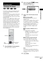 Предварительный просмотр 41 страницы Sony DAV-SC8 Operating Instructions Manual