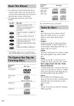 Предварительный просмотр 6 страницы Sony DAV-SR1 Operating Instructions Manual