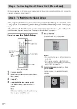 Предварительный просмотр 22 страницы Sony DAV-SR1 Operating Instructions Manual