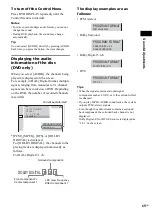 Предварительный просмотр 45 страницы Sony DAV-SR1 Operating Instructions Manual