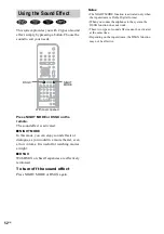 Предварительный просмотр 52 страницы Sony DAV-SR1 Operating Instructions Manual