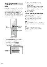 Предварительный просмотр 54 страницы Sony DAV-SR1 Operating Instructions Manual