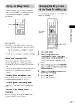 Предварительный просмотр 69 страницы Sony DAV-SR1 Operating Instructions Manual