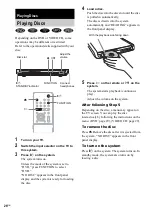 Preview for 26 page of Sony DAV-SR2 Operating Instructions Manual