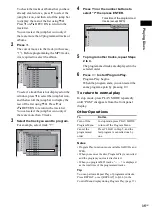 Preview for 35 page of Sony DAV-SR2 Operating Instructions Manual