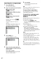 Preview for 40 page of Sony DAV-SR2 Operating Instructions Manual