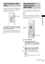 Preview for 65 page of Sony DAV-SR2 Operating Instructions Manual