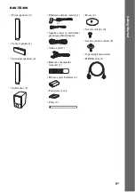 Предварительный просмотр 9 страницы Sony DAV-TZ100 Operating Instructions Manual