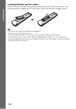 Предварительный просмотр 10 страницы Sony DAV-TZ100 Operating Instructions Manual