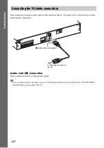 Preview for 22 page of Sony DAV-TZ100 Operating Instructions Manual