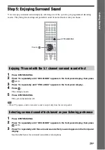 Предварительный просмотр 29 страницы Sony DAV-TZ100 Operating Instructions Manual