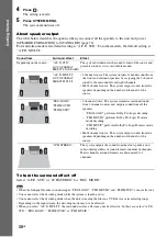 Preview for 30 page of Sony DAV-TZ100 Operating Instructions Manual