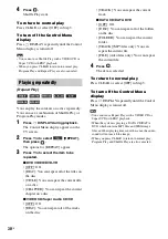 Preview for 38 page of Sony DAV-TZ100 Operating Instructions Manual