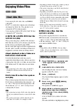 Preview for 45 page of Sony DAV-TZ100 Operating Instructions Manual