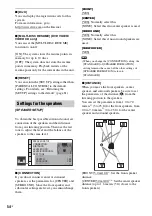 Preview for 54 page of Sony DAV-TZ100 Operating Instructions Manual