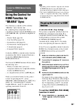 Preview for 59 page of Sony DAV-TZ100 Operating Instructions Manual