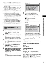 Preview for 63 page of Sony DAV-TZ100 Operating Instructions Manual