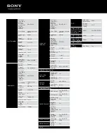 Предварительный просмотр 3 страницы Sony DAV-TZ130 Specification Sheet