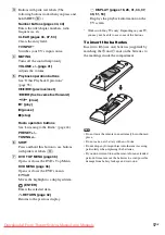 Предварительный просмотр 17 страницы Sony DAV-TZ210 Operating Instructions Manual